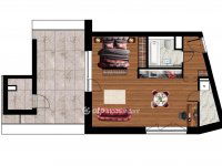 Eladó téglalakás, Dunaföldváron 59.401 M Ft, 1 szobás