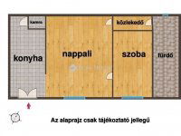Eladó téglalakás, Vácon 46.5 M Ft, 2 szobás