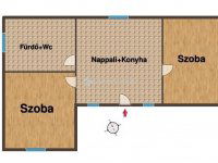 Eladó családi ház, Tápióbicskén 44.9 M Ft, 3 szobás