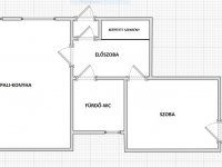 Eladó téglalakás