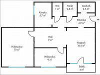 Eladó panellakás, X. kerületben 79.9 M Ft, 3 szobás