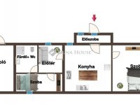 Eladó családi ház, Püspökmolnárin 12.8 M Ft, 2 szobás