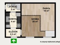 Eladó téglalakás, I. kerületben 44.9 M Ft / költözzbe.hu