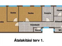 Eladó téglalakás, VIII. kerületben 84 M Ft, 2 szobás