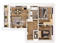 Eladó téglalakás, VIII. kerületben 103 M Ft, 3 szobás