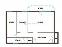 Eladó téglalakás, Tatabányán 34.99 M Ft, 2 szobás