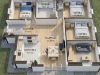 Eladó ikerház, Áporkán 89.9 M Ft, 4+1 szobás
