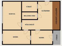Eladó panellakás, Gödöllőn 73.9 M Ft, 2 szobás