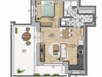 Eladó téglalakás, Zalaegerszegen 66.87 M Ft, 2 szobás