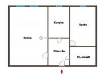 Eladó panellakás, Pécsett 34.9 M Ft, 2 szobás