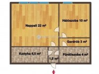 Eladó panellakás, XIV. kerületben 59 M Ft, 2 szobás