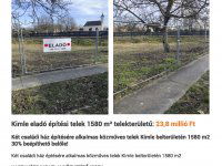 Eladó telek, Kimlén 23.8 M Ft / költözzbe.hu