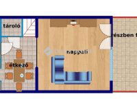 Eladó téglalakás