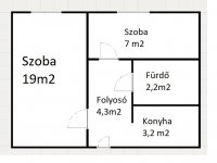 Eladó panellakás, Tatabányán 28.9 M Ft, 1+1 szobás