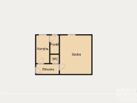 Eladó téglalakás, Kisteleken 42 M Ft, 1 szobás