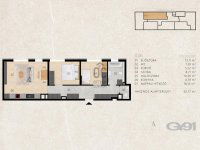 Eladó téglalakás, Budapesten, XIII. kerületben 94.4 M Ft