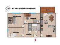 Eladó panellakás, Miskolcon 36.9 M Ft, 2+1 szobás