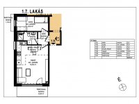 Eladó téglalakás, Komáromban, Laktanya közben 46 M Ft, 1 szobás