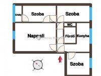 Eladó panellakás, XV. kerületben 79 M Ft, 4 szobás