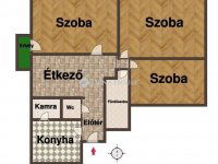 Eladó téglalakás, XIV. kerületben 97.9 M Ft, 3 szobás