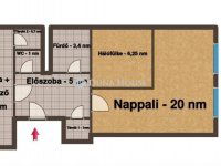 Eladó téglalakás, XIII. kerületben 63 M Ft, 1 szobás