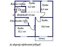 Eladó téglalakás