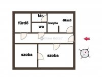 Eladó téglalakás, Kecskeméten 46.99 M Ft, 2 szobás