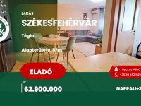 Eladó téglalakás, Székesfehérvárott 62.9 M Ft, 2+1 szobás