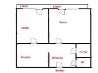 Eladó panellakás, Debrecenben 57.2 M Ft, 2 szobás