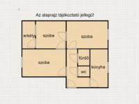 Eladó téglalakás, Szegeden 57 M Ft, 3 szobás