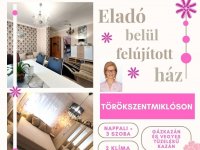 Eladó családi ház, Törökszentmiklóson 33.9 M Ft, 3+1 szobás