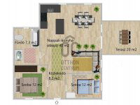 Eladó ikerház, Halásztelken 102.99 M Ft, 3 szobás