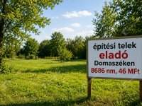 Eladó telek, Domaszéken 46 M Ft / költözzbe.hu