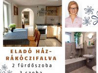 Eladó családi ház, Rákóczifalván 23.9 M Ft, 2+1 szobás