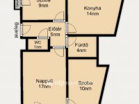 Eladó téglalakás, VIII. kerületben 104.9 M Ft, 3 szobás