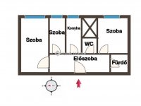 Eladó panellakás, Szentlőrincen 36.5 M Ft, 3 szobás