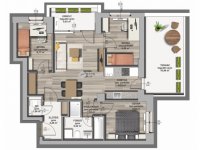 Eladó téglalakás, Zalaegerszegen 91.545 M Ft, 4 szobás