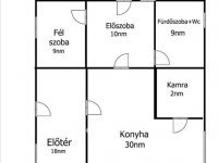 Eladó családi ház, Jászkisérén 7.5 M Ft, 1+2 szobás