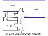 Eladó téglalakás, Berentén 18 M Ft, 2 szobás