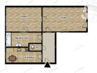 Eladó téglalakás, Kecskeméten 42.9 M Ft, 2 szobás