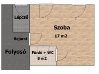 Eladó téglalakás, X. kerületben 20 M Ft, 1 szobás