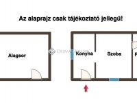 Eladó családi ház, Monoron 25 M Ft, 2 szobás