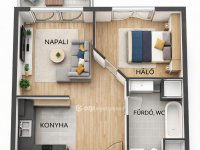 Eladó téglalakás, III. kerületben 74.5 M Ft, 1+1 szobás