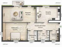 Eladó téglalakás, XIV. kerületben, Thököly úton 76.5 M Ft