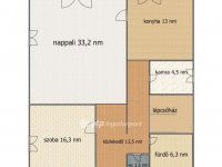 Eladó családi ház, Kiskunlacházán 79.9 M Ft, 5 szobás