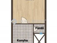 Eladó téglalakás, XIII. kerületben 52.5 M Ft, 1 szobás