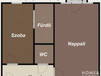 Eladó téglalakás, Szegeden 13 M Ft, 2 szobás