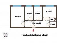 Eladó panellakás, XVIII. kerületben 56.9 M Ft, 1+2 szobás