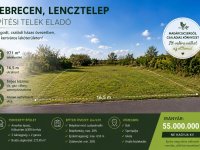 Eladó telek, Debrecenben 55 M Ft / költözzbe.hu