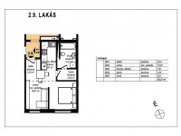 Eladó téglalakás, Komáromban, Laktanya közben 37.5 M Ft
